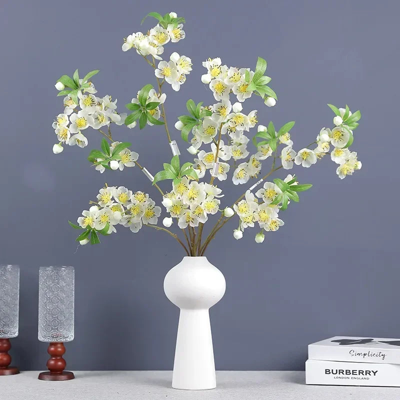 fleurs artificielles en soie pour décoration intérieure élégante - vue 5 sur 9