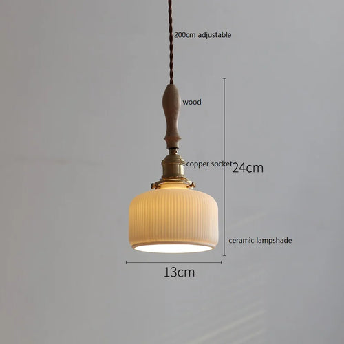 suspension LED en céramique conique design - vue 18 sur 29