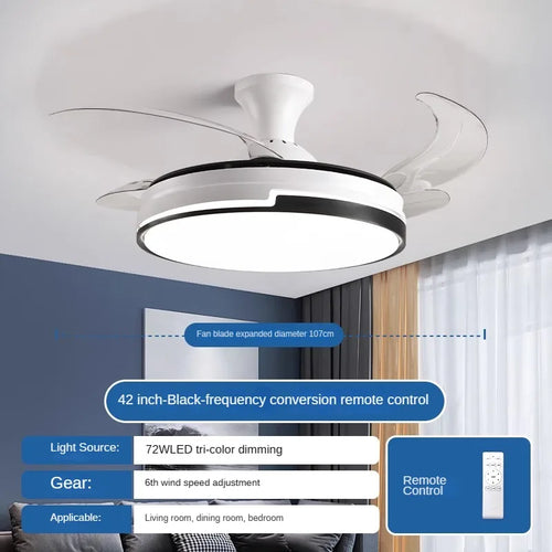 ventilateur led invisible moderne pour décoration intérieure élégante - vue 11 sur 10