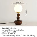 Modern desk lamp, retro creative living room, study room, villa, hotel bedroom, interior decoration, glossy LED bedside lamp