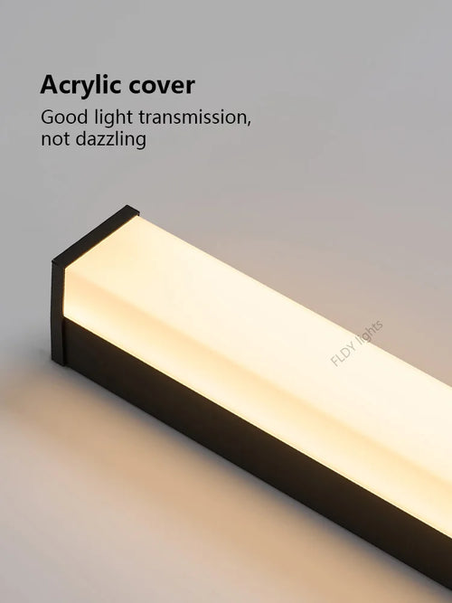 Modern waterproof LED outdoor wall light for garden - vue 5 sur 8