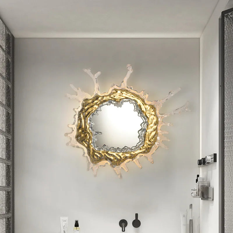 miroir goutte eau vaporisateur éclairage ambiance - vue 7 sur 12