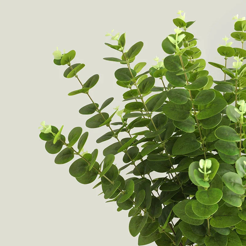 branche de plante artificielle en eucalyptus pour décoration intérieure et jardin - vue 5 sur 13