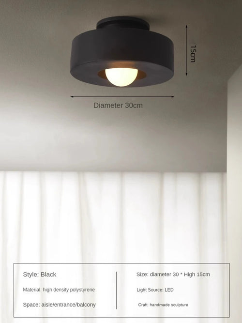 Minimalist ceiling light for elegant decorative lighting - vue 9 sur 9