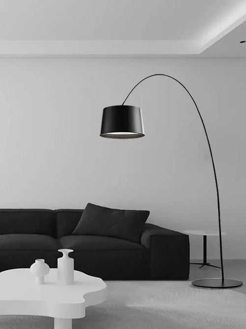 Minimalist nordic design LED floor lamp - vue 4 sur 10