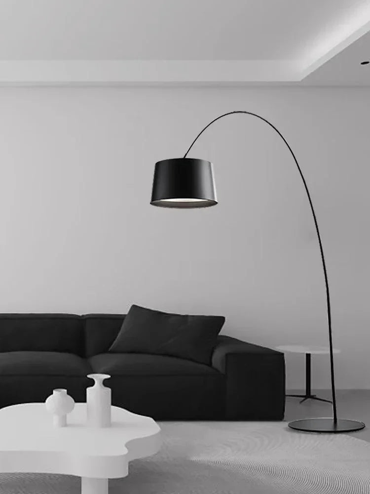 Minimalist nordic design LED floor lamp - vue 4 sur 10