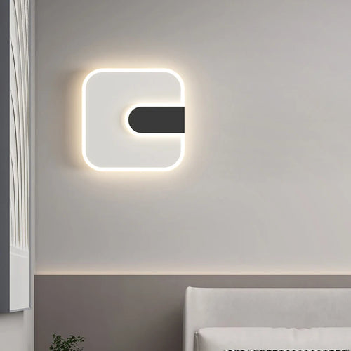Minimalist LED wall bedside lamp loft décor 2023 - vue 2 sur 8