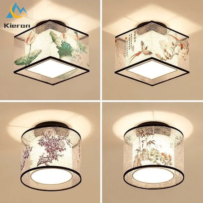 plafonnier led moderne simple lotus oiseau pour hôtel ktv - vue 4 sur 30