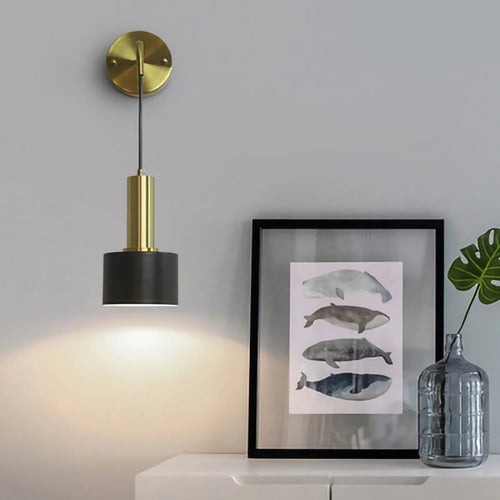 Applique murale LED avec abat-jours suspendu - vue 6 sur 10