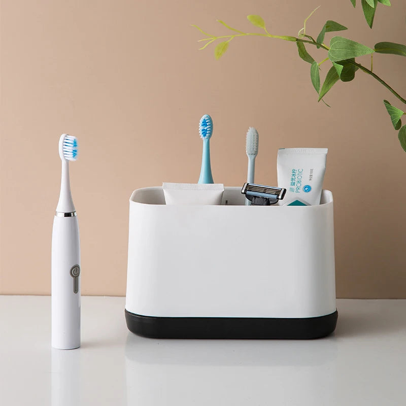 organisateur multifonction pour brosse à dents et accessoires de bain