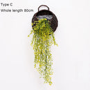 plantes artificielles vignes saule murale décoration intérieure mariage balcon