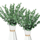 Artificial Eucalyptus Leaves, Green Plant Branches for Wedding Party, Home Garden, Table Decoration, Wreath, Outdoor 10/20/50Pcs