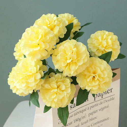 lot de 10 bouquets de pissenlit artificiels pour décoration intérieure et événements - vue 14 sur 18