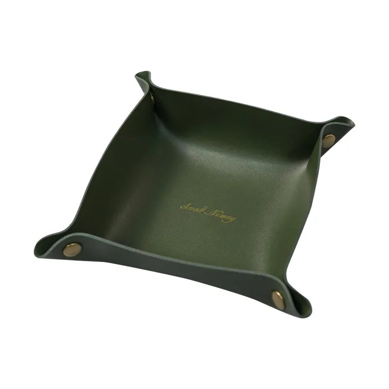 boîte de rangement nordique en cuir pour bureau et bijoux - vue 13 sur 19