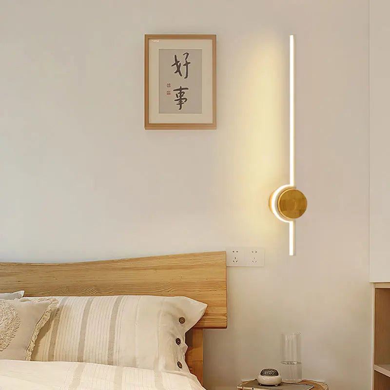 applique murale en bois et led pour décoration intérieure moderne - vue 5 sur 13