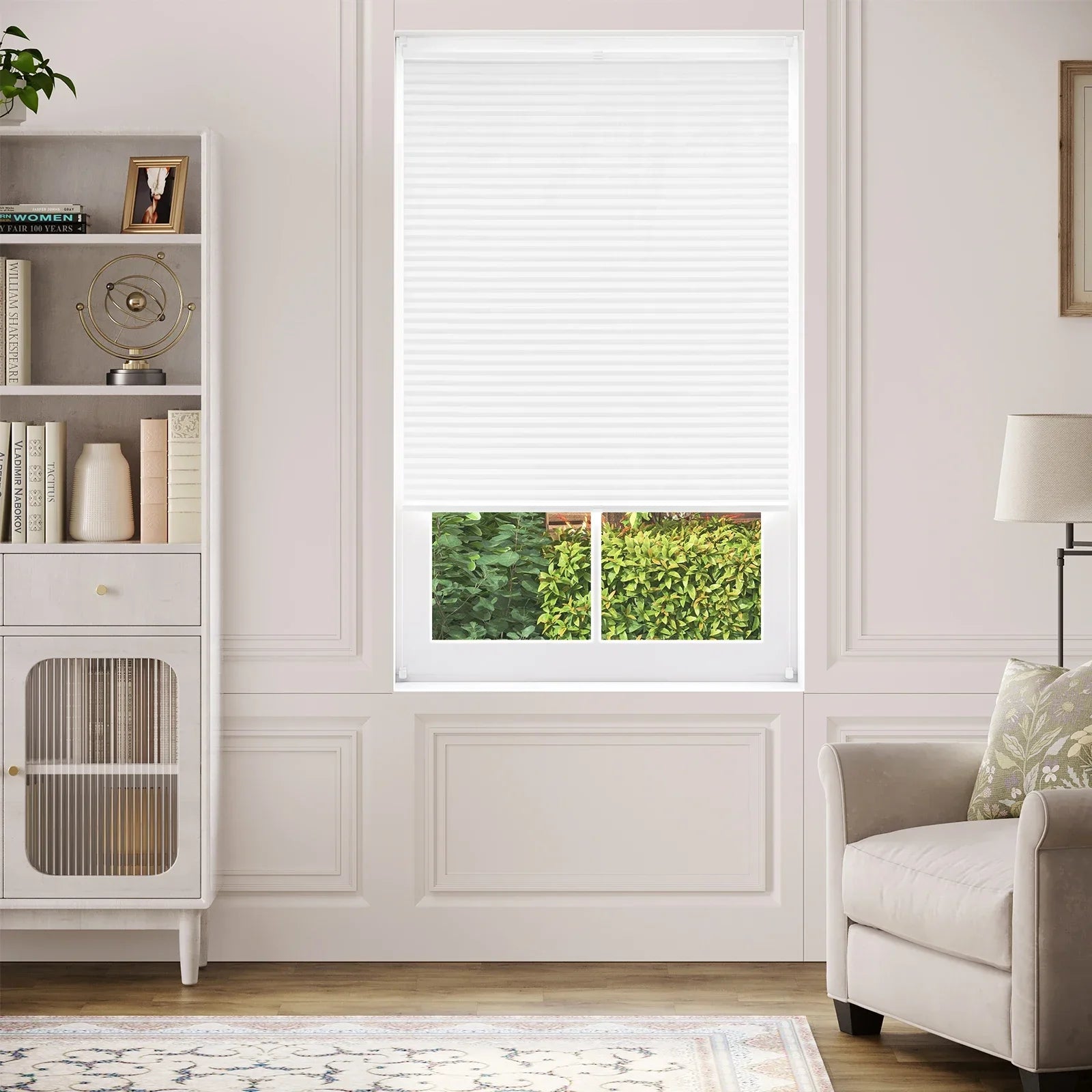 Store plissé sans perçage protection solaire fenêtre intérieur - vue 4 sur 6