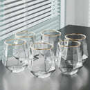 Ensemble 6 verres whisky 320 ml style facette