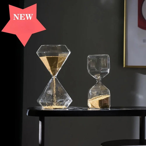 New Creative Personalized Hourglass, Non Timed Home Decoration, Office Decor in Study Room, Premium Christmas Gift Sand Clock - vue 3 sur 9