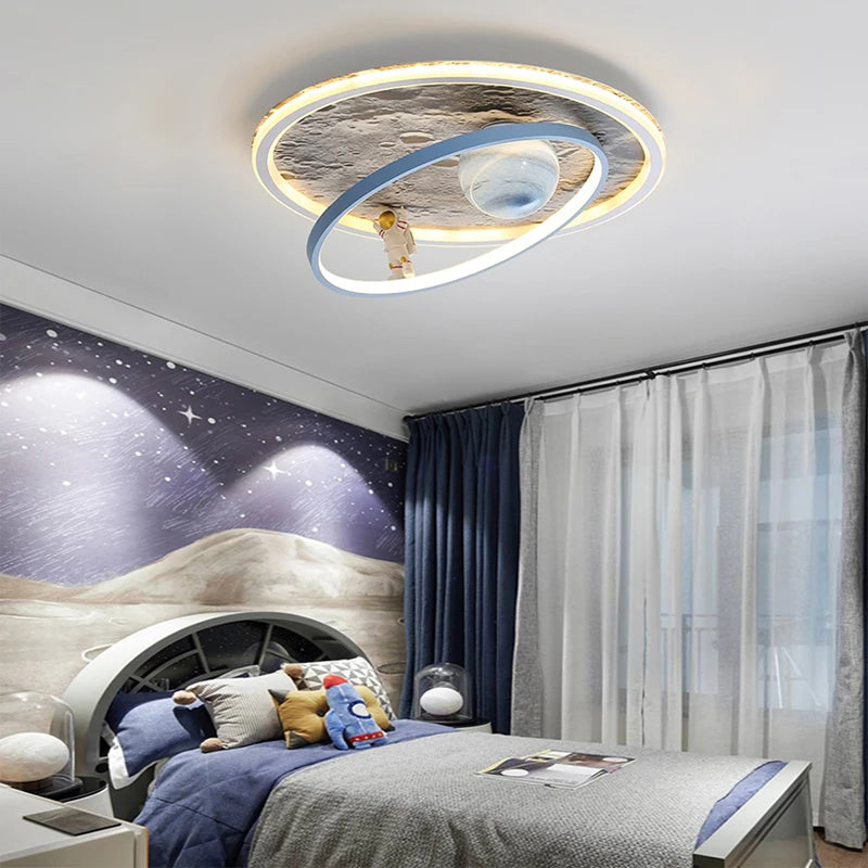 plafonnier led rond pour éclairage intérieur moderne - vue 7 sur 12