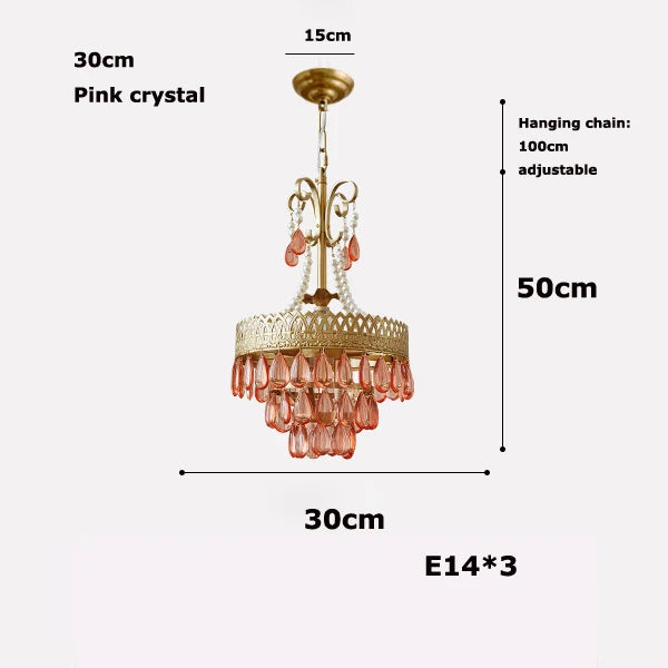 lustre à led en cristal en forme de larme pour décoration intérieure - vue 12 sur 14