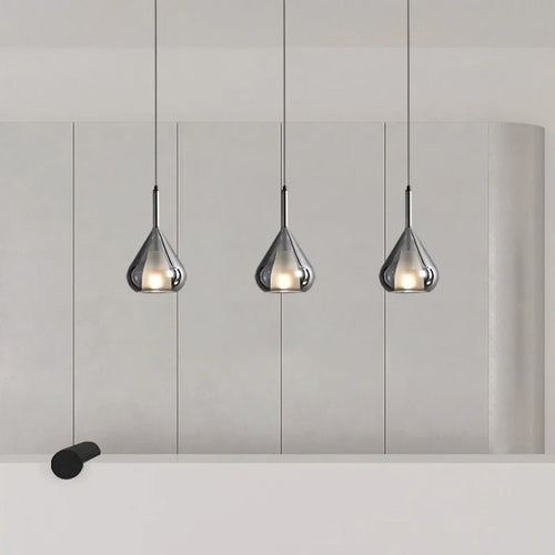 lustre design italien moderne minimaliste en verre