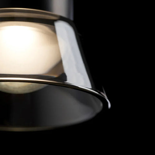 Minimalist nordic designer glass LED pendant light - vue 4 sur 8