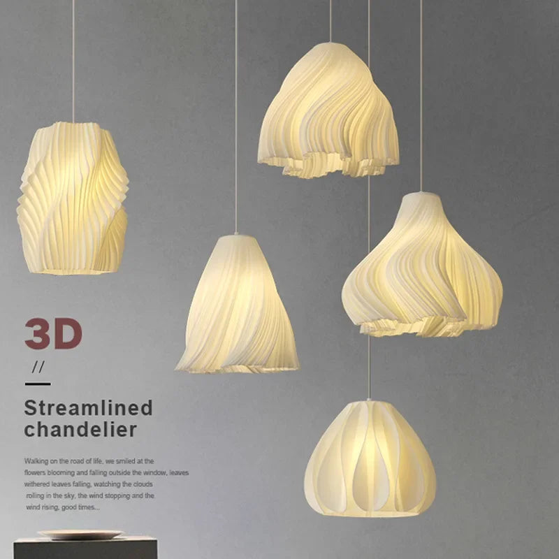 suspension Nordique 3D lumières Art créatif pour salon salle à manger maison cuisine île décor - vue 4 sur 16