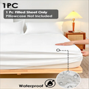 1PC Plain Color Waterproof Mattress Cover,Polyester Material, Thin Breathable,Bedroom，Four Seasons Apply