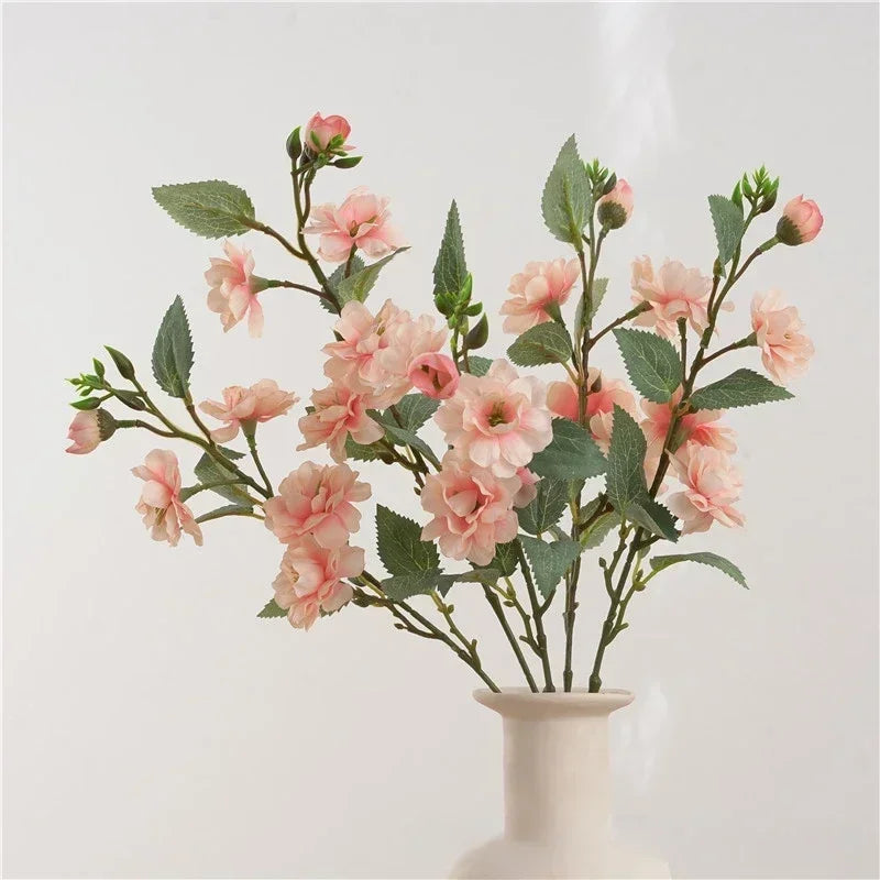 bouquet de roses artificielles en soie pour décoration intérieure - vue 8 sur 11