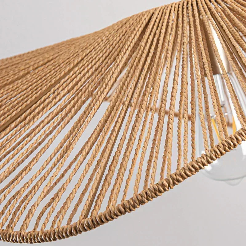 suspension japonaise en corde de chanvre pour décoration moderne - vue 6 sur 21