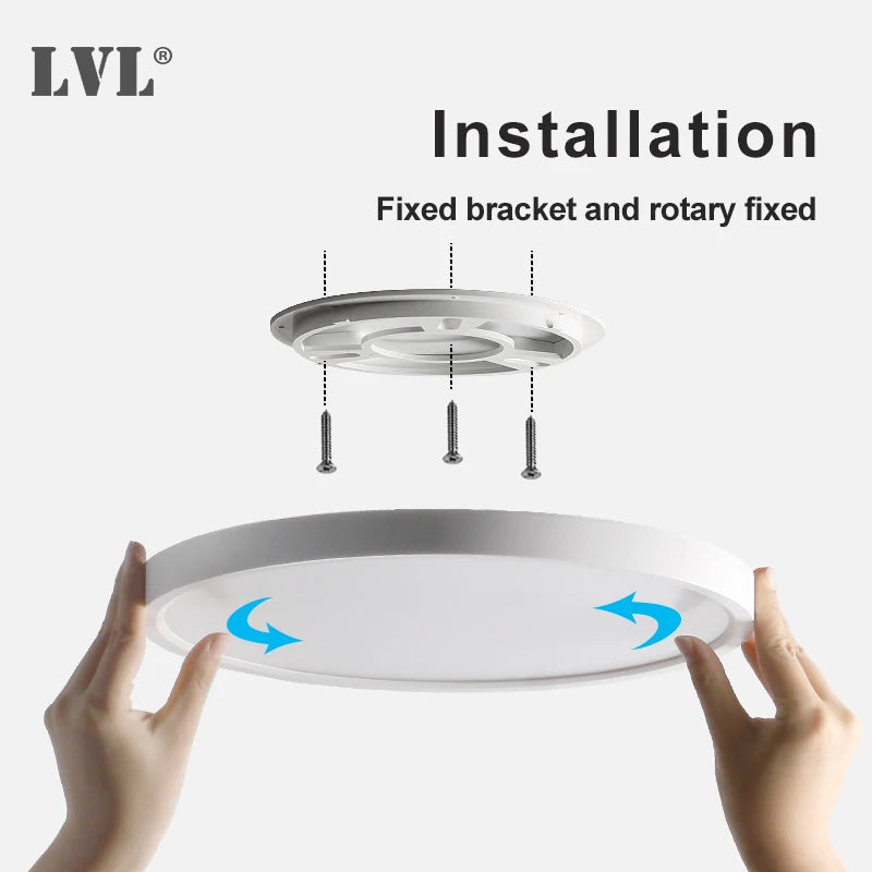 plafonnier plat design en bois doré carré moderne pour intérieur - vue 4 sur 16