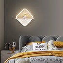Modern minimalist moon astronaut bedside lamp