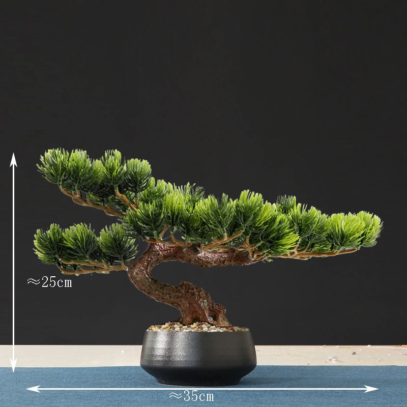 faux arbre bonsaï décoratif pour salon et aménagement paysager - vue 28 sur 36