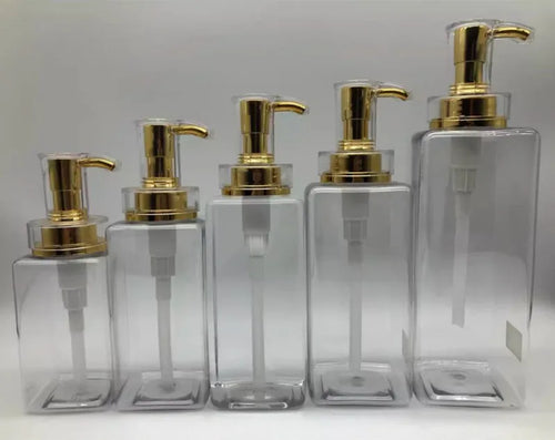 lot de flacons à pompe pour cosmétiques voyage 300 à 750 ml