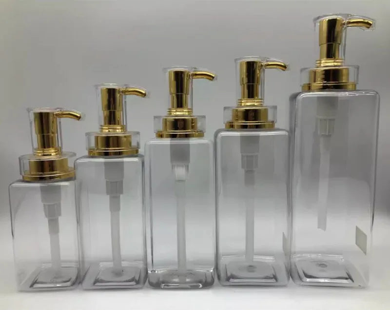 lot de flacons à pompe pour cosmétiques voyage 300 à 750 ml - vue 5 sur 5