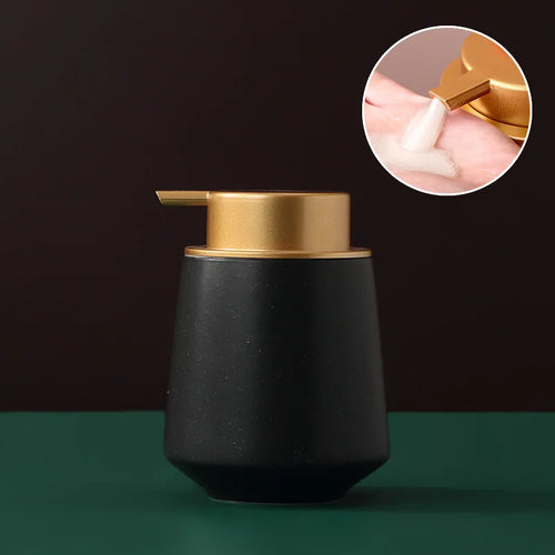 distributeur de savon portable en céramique 400 ml pour soins personnels - vue 23 sur 30