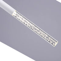 LED moderne suspension lampe maison cuisine salle à manger salon Bar café cylindre Long Tube acrylique lampes suspendues