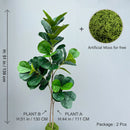 Realistic artificial plant for interior decor and events