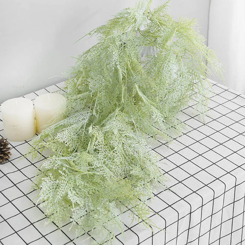 plafonnier décoration nordique en plastique fausses plantes murales - vue 5 sur 9