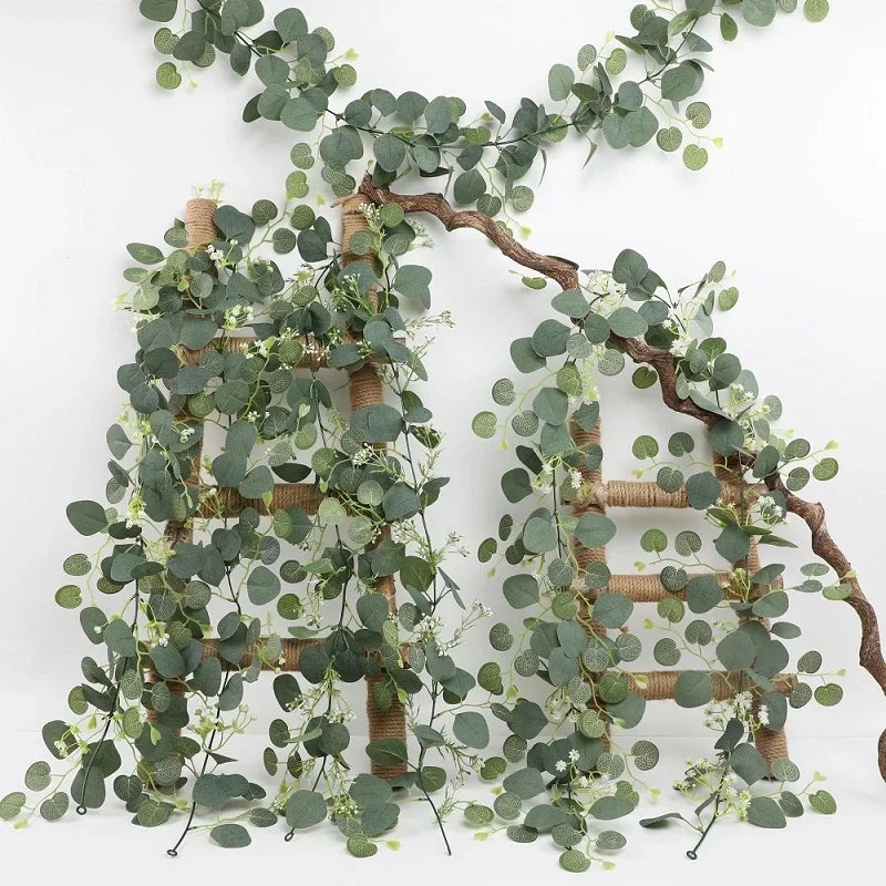 feuilles d'eucalyptus artificielles pour décoration de jardin - vue 11 sur 10