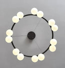 lustre moderne en verre éclairage suspendu réglable design élégant