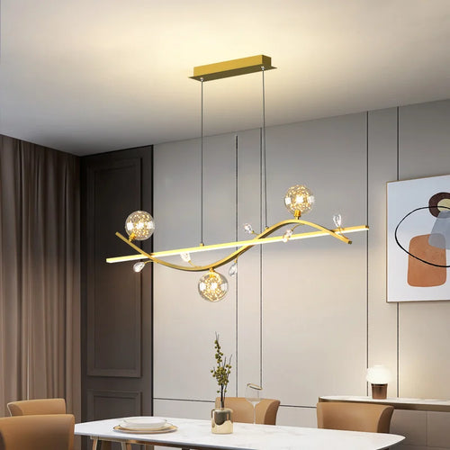 lustre moderne luxe en verre étoilé pour intérieur - vue 3 sur 12