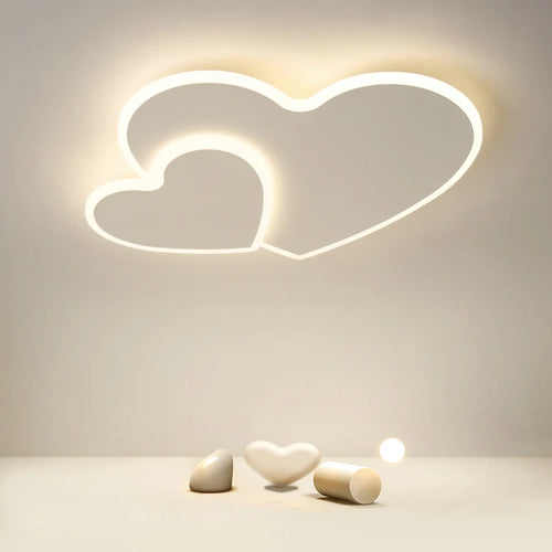 plafonnier moderne à leds avec télécommande pour éclairage intérieur