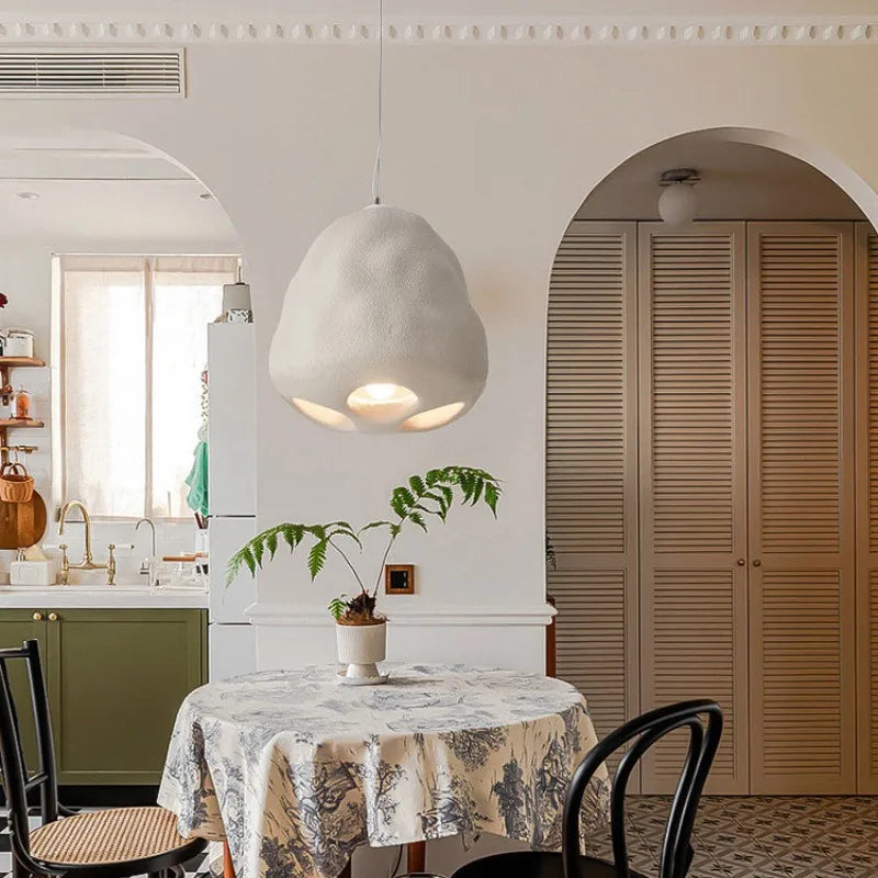 lustre led de style wabi sabi nordique créatif personnalisé - vue 4 sur 9