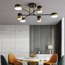 lustre led en métal moderne pour décoration intérieure