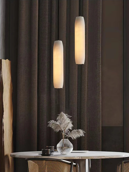 Suspension Simple Créatif Minimaliste Luxe LED Personnalité Artistique Marbre pour Escalier