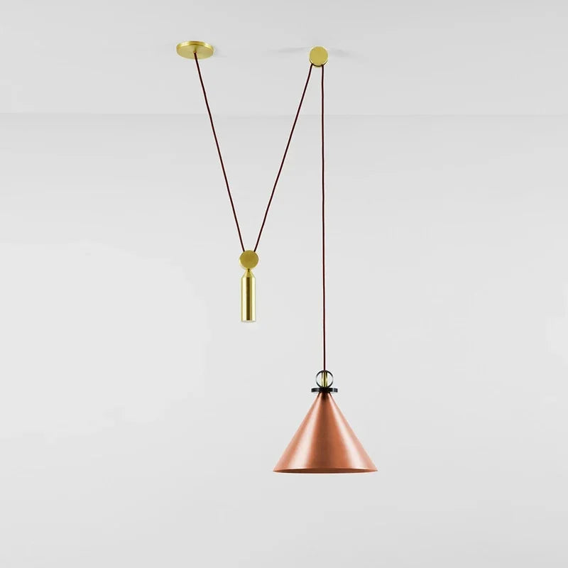 Suspension de plafond de forme réglable de concepteur bricolage combiné en métal chambre salon Table à manger décor éclairage LED luminaire suspendu - vue 10 sur 25