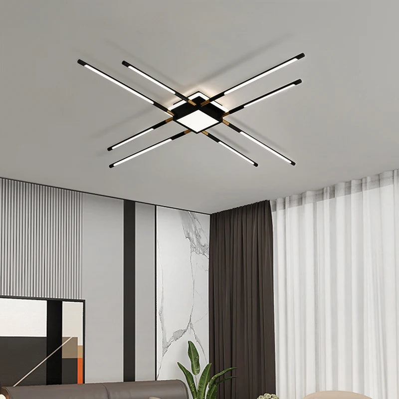 lustre moderne nordique en led pour intérieur décoratif - vue 5 sur 8
