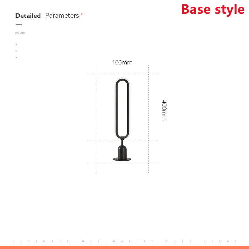 lampe LED extérieure ronde minimaliste pour jardin et allée - vue 12 sur 12