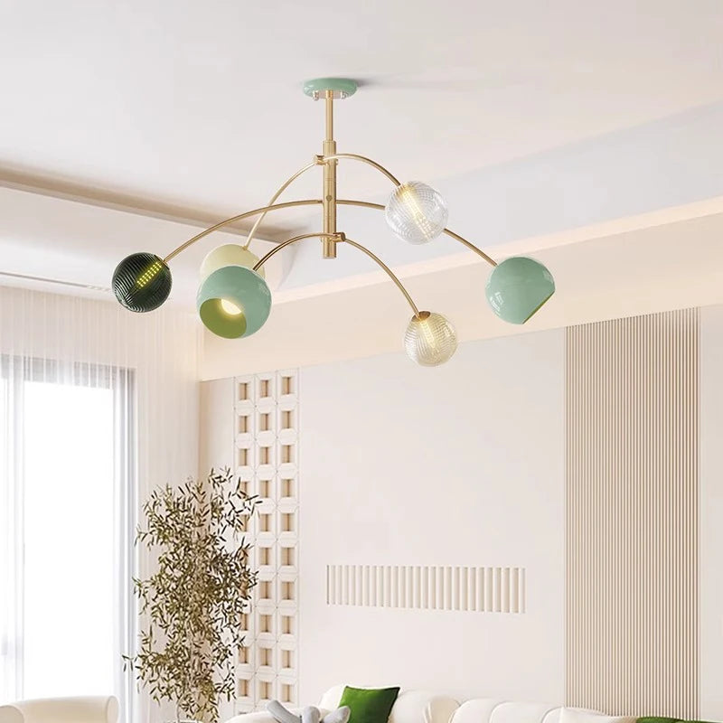 lustre de luxe moderne led pour éclairage intérieur - vue 6 sur 7